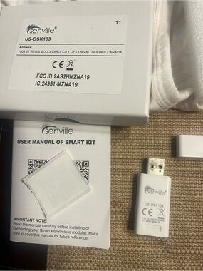 Y36. Senville mini split AC US-OSK103 USB Wi‑Fi Adapter -lWireless Connectivity